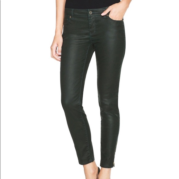 white house black market coated jeans